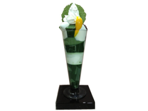 大型抹茶パフェオブジェ